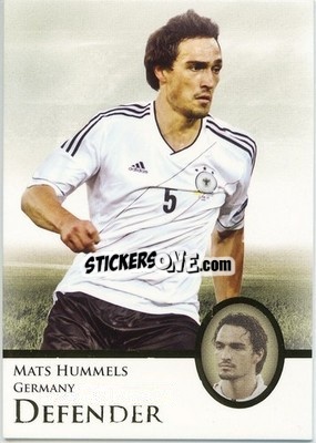 Figurina Mats Hummels - World Football UNIQUE 2013 n. 17p - Futera