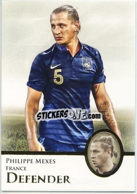 Cromo Philippe Mexes - World Football UNIQUE 2013 n. 23p - Futera