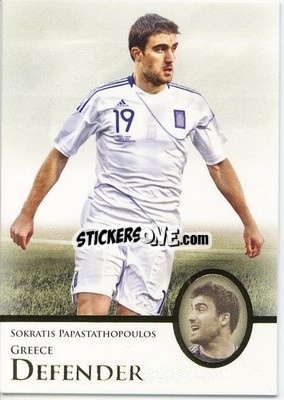 Figurina Sokratis Papastathopoulos - World Football UNIQUE 2013 n. 24p - Futera