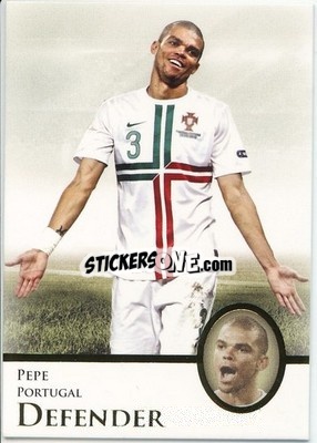 Figurina Pepe - World Football UNIQUE 2013 n. 25p - Futera