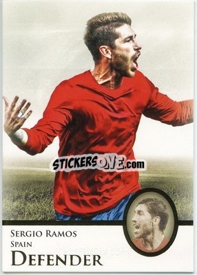 Cromo Sergio Ramos - World Football UNIQUE 2013 n. 27p - Futera