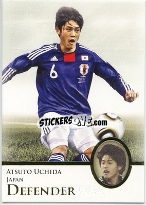 Figurina Atsuto Uchida - World Football UNIQUE 2013 n. 29p - Futera