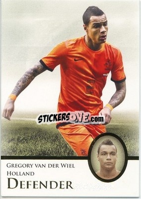 Cromo Gregory van der Wiel - World Football UNIQUE 2013 n. 30p - Futera