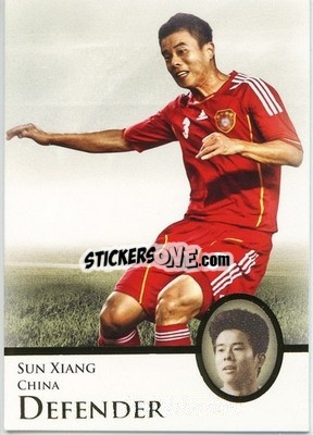 Figurina Sun Xiang - World Football UNIQUE 2013 n. 32p - Futera