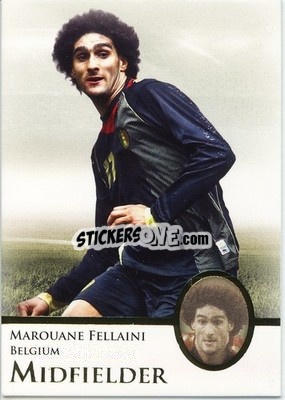 Cromo Marouane Fellaini - World Football UNIQUE 2013 n. 37p - Futera