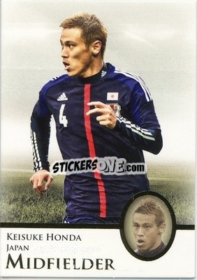 Cromo Keisuke Honda - World Football UNIQUE 2013 n. 40p - Futera