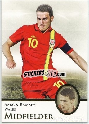Cromo Aaron Ramsey - World Football UNIQUE 2013 n. 51p - Futera