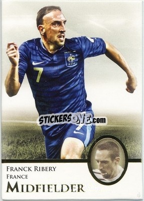 Cromo Franck Ribery - World Football UNIQUE 2013 n. 52p - Futera