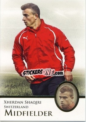 Cromo Xherdan Shaqiri - World Football UNIQUE 2013 n. 55P - Futera