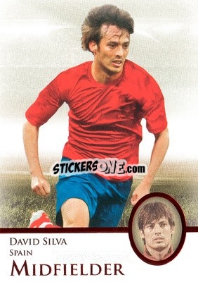 Cromo David Silva - World Football UNIQUE 2013 n. 56p - Futera