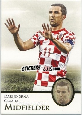 Figurina Darijo Srna - World Football UNIQUE 2013 n. 58p - Futera