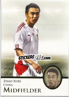 Figurina Zhao Xuri - World Football UNIQUE 2013 n. 63p - Futera