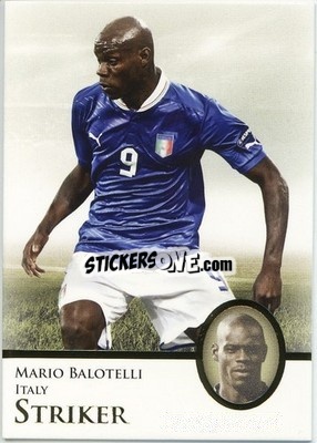 Figurina Mario Balotelli - World Football UNIQUE 2013 n. 64p - Futera