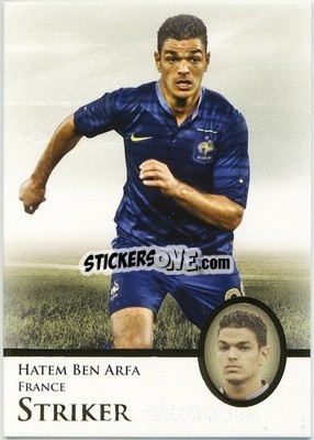 Figurina Hatem Ben Arfa - World Football UNIQUE 2013 n. 65p - Futera