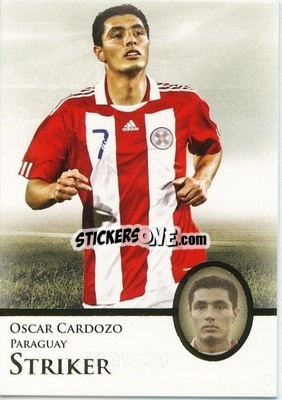 Cromo Oscar Cardozo - World Football UNIQUE 2013 n. 67p - Futera