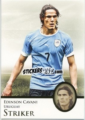 Cromo Edinson Cavani - World Football UNIQUE 2013 n. 69p - Futera