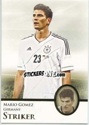 Cromo Mario Gomez - World Football UNIQUE 2013 n. 77p - Futera