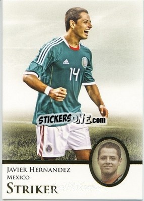 Cromo Javier Hernandez - World Football UNIQUE 2013 n. 78p - Futera