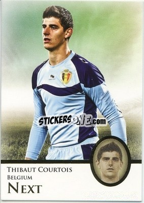 Figurina Thibaut Courtois - World Football UNIQUE 2013 n. 92P - Futera