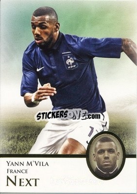 Sticker Yann M'Vila - World Football UNIQUE 2013 n. 94p - Futera