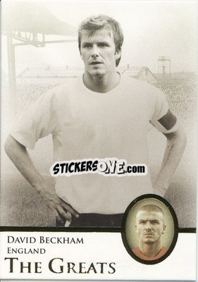 Sticker David Beckham - World Football UNIQUE 2013 n. 103p - Futera