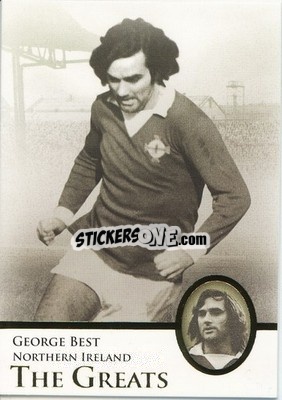 Figurina George Best - World Football UNIQUE 2013 n. 104p - Futera