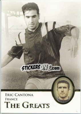 Figurina Eric Cantona - World Football UNIQUE 2013 n. 105p - Futera
