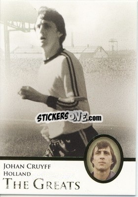 Figurina Johan Cruyff - World Football UNIQUE 2013 n. 107p - Futera
