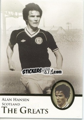 Sticker Alan Hansen - World Football UNIQUE 2013 n. 109p - Futera
