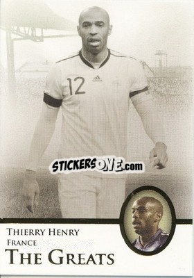 Cromo Thierry Henry - World Football UNIQUE 2013 n. 110P - Futera