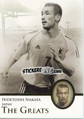 Figurina Hidetoshi Nakata - World Football UNIQUE 2013 n. 113p - Futera
