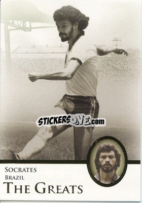 Sticker Socrates - World Football UNIQUE 2013 n. 116p - Futera