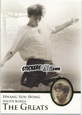 Cromo Hwang Sun-Hong - World Football UNIQUE 2013 n. 117p - Futera