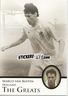 Sticker Marco van Basten - World Football UNIQUE 2013 n. 118p - Futera
