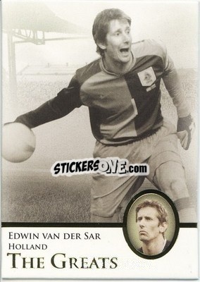 Sticker Edwin van der Sar - World Football UNIQUE 2013 n. 119p - Futera