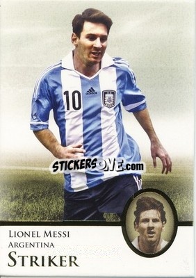 Cromo Lionel Messi - World Football UNIQUE 2013 n. 125p - Futera