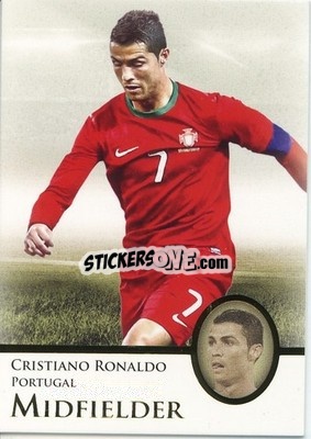 Figurina Cristiano Ronaldo - World Football UNIQUE 2013 n. 128p - Futera