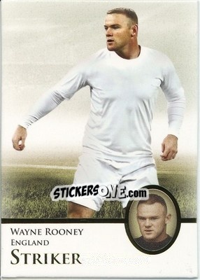 Figurina Wayne Rooney - World Football UNIQUE 2013 n. 129 - Futera