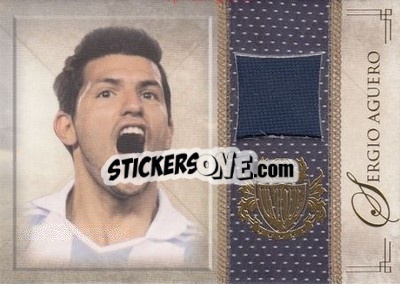 Figurina Sergio Aguero - World Football UNIQUE 2013 n. MEM01 - Futera