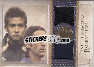 Cromo Junichi Inamoto / Robert Pires - World Football UNIQUE 2013 n. MEM32 - Futera