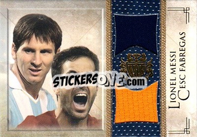 Cromo Lionel Messi / Cesc Fabregas - World Football UNIQUE 2013 n. MEM34 - Futera