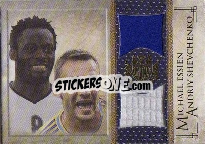 Cromo Michael Essien / Andriy Shevchenko - World Football UNIQUE 2013 n. MEM35 - Futera