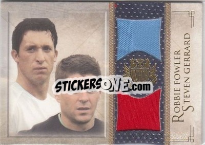 Cromo Robbie Fowler / Steven Gerrard - World Football UNIQUE 2013 n. MEM37 - Futera