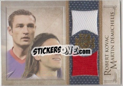 Figurina Robert Kovac / Martin Demichelis - World Football UNIQUE 2013 n. MEM38 - Futera