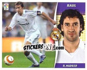 Cromo Raul González - Liga Spagnola 2006-2007 n. 323 - Colecciones ESTE