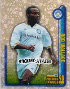 Figurina Rod Wallace (Hotshot) - Premier League Inglese 1997-1998 n. 288 - Merlin