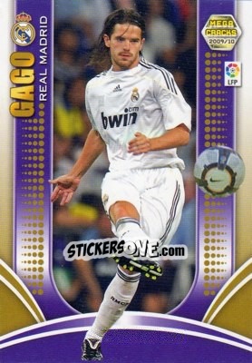Cromo Gago - Liga BBVA 2009-2010. Megacracks n. 137 - Panini