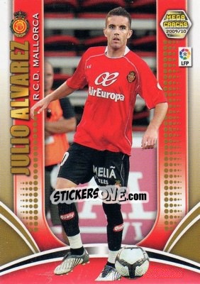 Figurina Julio Alvarez - Liga BBVA 2009-2010. Megacracks n. 378 - Panini
