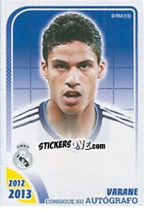 Figurina Varane - Real Madrid 2012-2013 n. 79 - Panini