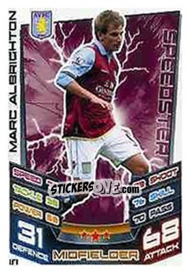 Figurina Marc Albrighton - English Premier League 2012-2013. Match Attax Extra n. U7 - Topps
